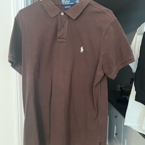 Ralph Lauren Men's Chocolate Polo Shirt